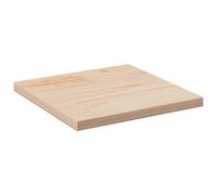 vidaXL Solid Pine Wood Square Table Top - Untreated Natural Finish, Versatile for Various Table Types, ic Look, 40x40x2.5 cm