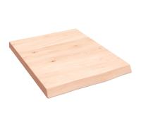 (brown, 40 x 50 x 4 cm) vidaXL Wall Shelf Wooden Floating Shelf Display Shelf Treated Solid Wood Oak