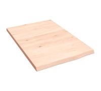 (brown, 40 x 60 x 2 cm) vidaXL Bathroom Countertop Vanity Top Wash Basin Worktop Treated Solid Wood