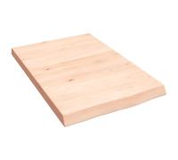 (brown, 40 x 60 x 4 cm) vidaXL Bathroom Countertop Vanity Top Wash Basin Worktop Treated Solid Wood