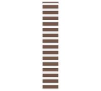 vidaXL Zebra Blind Brown 45x200 cm Fabric Width 40.9 cm Polyester