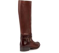 Geox Women's D Felicity Knee high Boot, Brown, 5 UK
