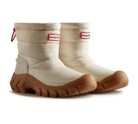 (Brown, 5 (Adults')) Hunter Intrepid Nylon Women's White Willow/Gum Wellington Boots