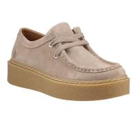 Hush Puppies Female Bridie Suede Mocc Toe, Taupe,5