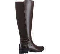(Brown, 5 (Adults')) Hush Puppies Vanessa Leather Women's Brown Heeled Knee High Boots