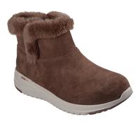 (Brown, 5 (Adults')) Skechers On-the-GO Stellar - Cozy Step Leather Women's Chocolate Winter Ankle Boots