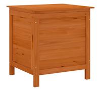 (brown, 50 x 49 x 56.5 cm) vidaXL Garden Storage Box Outdoor Storage Chest Trunk Toy Box Solid Wood Fir