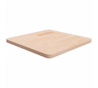 (Brown, 50 x 50 x 2.5 cm (L x W x T)) vidaXL Solid Wood Oak Square Table Top Desktop Multi Colours Brown Multi Sizes