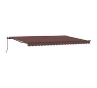 Manual Retractable Awning Outdoor Patio Awning Sunshade Garden Canopy vidaXL