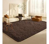 (Brown, 50x80CM) Large Shaggy Rugs Non-Slip Fluffy Rug Soft Carpet Mat