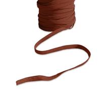 Brown 5mm Elastic Cord Flat Stretchy Thread Hat Elastic Cord Thin Elastic Beading String For Masks Hats Jewellery Crafts Hair Accessories Threading Tags (Brown - 5mm - 3 Meters)