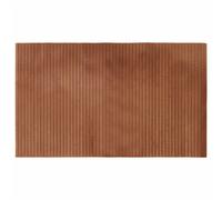 vidaXL Rectangular Bamboo Rug-60x100cm-Modern, Durable, Water-Resistant, Easy Clean Runner with Anti-Slip Backing for Living Room, Hallway