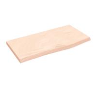 (brown, 60 x 30 x 2 cm) vidaXL Wall Shelf Wooden Floating Shelf Display Shelf Treated Solid Wood Oak