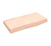 (brown, 60 x 30 x 6 cm) vidaXL Bathroom Countertop Vanity Top Wash Basin Worktop Treated Solid Wood