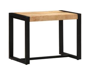(brown, 60 x 35 x 45 cm) vidaXL Bench 60x35x45 cm Solid Rough Wood Mango hallway bench hall bench