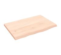 (brown, 60 x 40 x 2 cm) vidaXL Bathroom Countertop Vanity Top Wash Basin Worktop Treated Solid Wood