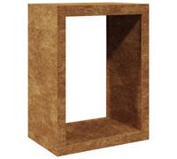 vidaXL Firewood Rack - Corten Steel Log Store Holder, Durable and Weather, 60 x 40 x 80 cm