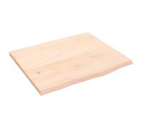 (brown, 60 x 50 x 2 cm) vidaXL Bathroom Countertop Vanity Top Wash Basin Worktop Treated Solid Wood