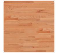 (brown, 60 x 60 x 1.5 cm) vidaXL Table Top Wooden Replacement Desk Top Dining Table Top Solid Wood Beech