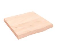 (brown, 60 x 60 x 6 cm) vidaXL Wall Shelf Wooden Floating Shelf Display Shelf Treated Solid Wood Oak