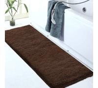 (Brown, 60x220cm (2ft x 7ft)) Shaggy Rug Soft Fluffy Carpet - Modern Living Room Bedroom Rugs - Large & Small Area Floor Mat - Anti-Slip Thick Pile