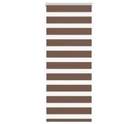 (brown, 65 x 150 cm) vidaXL Zebra Blind Dark Grey 60x230 cm Fabric Width 55.9 cm Polyester
