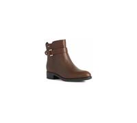 (Brown, 7.5 (Adults')) Geox Felicity Leather Women's Brown Boots