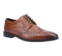 (Brown, 7 (Adults')) Hush Puppies Elliot Leather Men's Tan Brogues Shoes