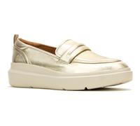 (Brown, 7 (Adults')) Hush Puppies Joy Penny Leather Women's Champagne Loafers