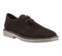 (Brown, 7 (Adults')) Hush Puppies Scout Suede Men's Chocolate Lace-Up Shoes