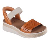 (Brown, 7 (Adults')) Skechers BOBS Sun Ray Women's Luggage Sandals