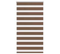 vidaXL Zebra Blind Brown 70x100 cm Fabric Width 65.9 cm Polyester, Brown
