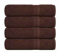 (brown, 70 x 140 cm/ 4 pcs) vidaXL Towels Kitchen Tea Towel Dish Towel Wash Towel 360 gsm 100% Cotton