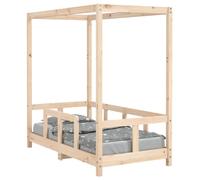 (brown, 70 x 140 cm) vidaXL Kids Bed Frame Bedstead Mattress Foundation 90x200 cm Solid Wood Pine