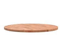 vidaXL Table Top Ø70x2.5 cm Round Solid Wood Beech