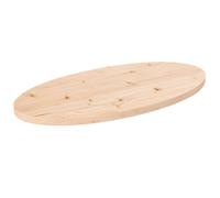 vidaXL Table Top 70x35x2.5 cm Solid Wood Pine Oval