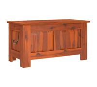 (brown, 70 x 35 x 37 cm) vidaXL Storage Chest with Lid Home Organiser Storage Toy Box Solid Wood Acacia