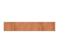 Bamboo Rug 70x400 cm Brown Natural Bamboo Slat Runner with Anti-Slip Backing Eco