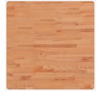(brown, 70 x 70 x 4 cm) vidaXL Table Top Wooden Replacement Desk Top Dining Table Top Solid Wood Beech