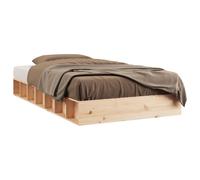 Vidaxl Bed Frame Without Mattress 75X190 Cm Small Single Small Single Solid Wood
