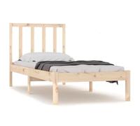 (brown, 75 x 190 cm) vidaXL Solid Wood Pine Bed Frame Wooden Bedstead Bed Base Multi Colours/Sizes