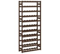 (brown, 77 bottle) vidaXL Wine Rack Wine Shelf Bottle Holder Wine Drinking Rack Solid Wood Pine