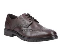(Brown, 8 (Adults')) Hush Puppies Santiago Leather Men's Brown Brogues Shoes
