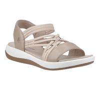 (Brown, 8 (Adults')) Hush Puppies Susanna Leather Women's Taupe Sandals