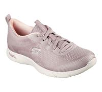 (Brown, 8 (Adults')) Skechers Arch Fit Refine Classy Doll Textile Women's Dark Taupe Trainers