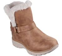 (Brown, 8 (Adults')) Skechers Easy Going Dreamers Move Textile Women's Chestnut Winter Ankle Boots