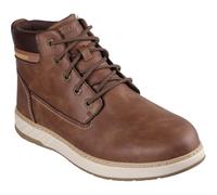 (Brown, 8 (Adults')) Skechers Garlan Deno Polyurethane Men's Brown Ankle Boots