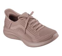 (Brown, 8 (Adults')) Skechers Ultra Flex 3.0 Pure Color Textile Women's Dark Taupe Trainers