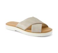 Toms Women's Mae Crossover Flat Sandal 8 (42) Silver