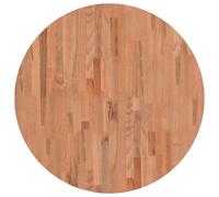 (brown, 80 x 2.5 cm) vidaXL Table Top Wooden Replacement Desk Top Dining Table Top Solid Wood Beech